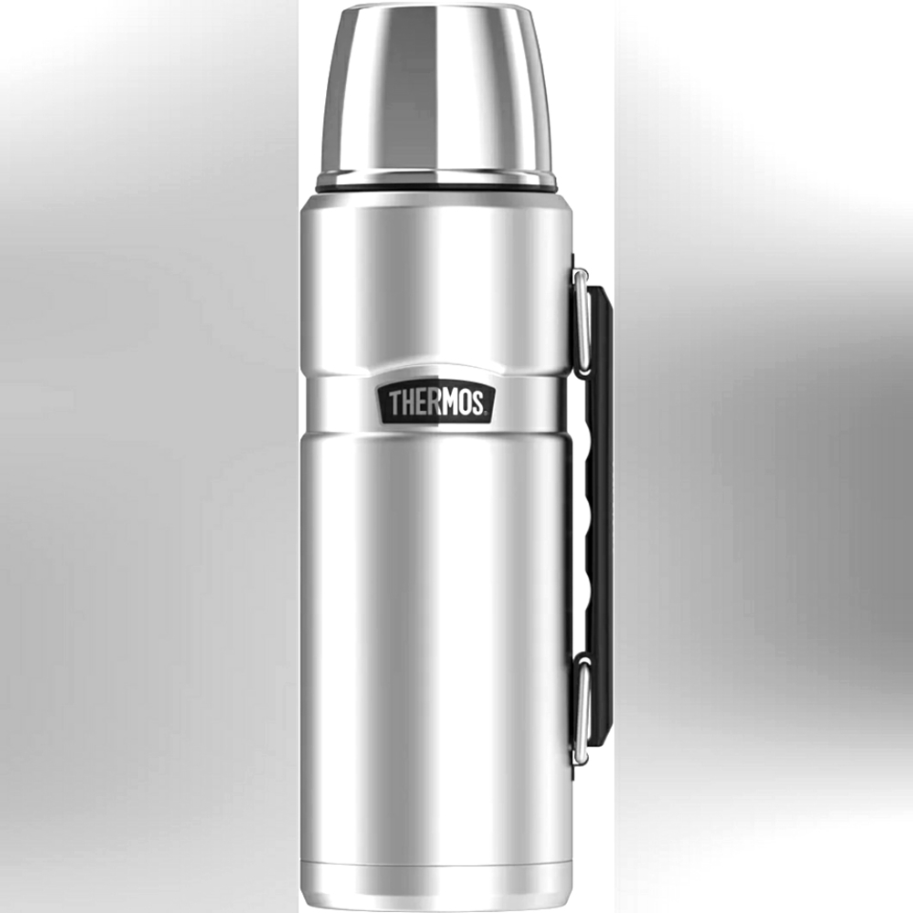 Stainless King Stainless Steel Vacuum Insulated Flask (Silver) - 1.2L